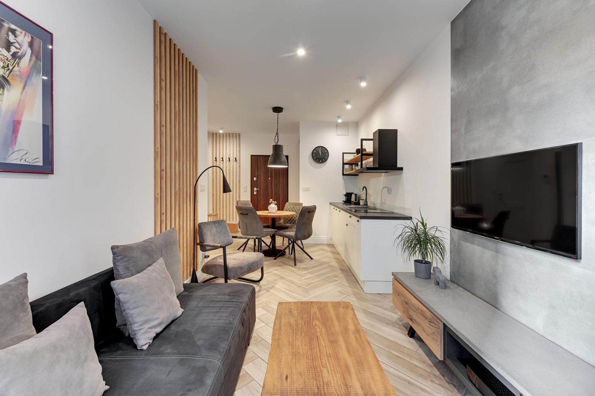 Aura III Apartments & Free Parking By Downtown Apartments Gdansk Room photo